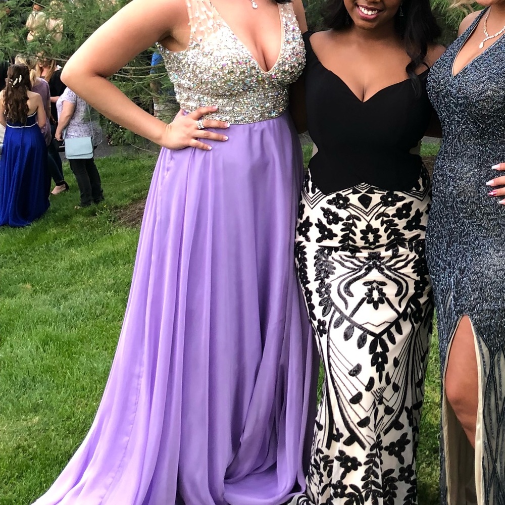 Purple prom dress ( no alterations)